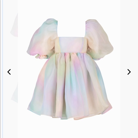 selkie Dresses & Skirts - NWT Selkie Rainbow Puff Dress 6